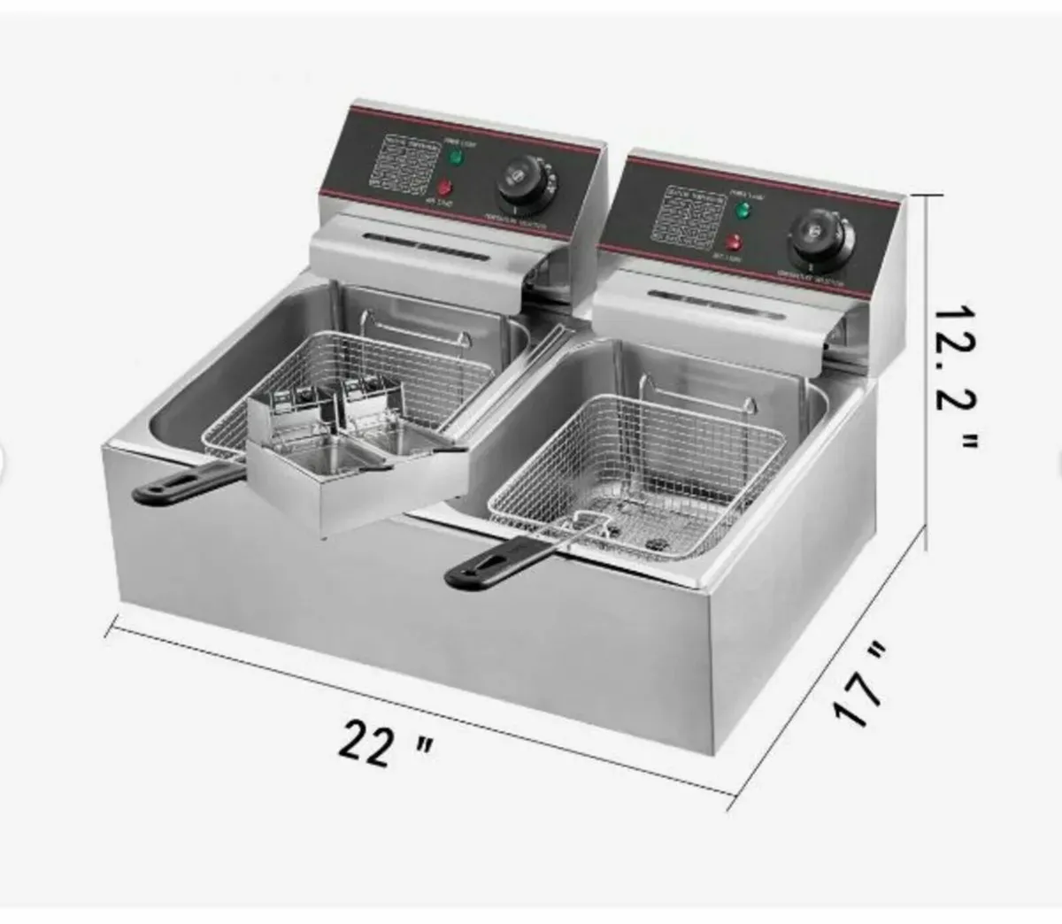 Electric Deep Fryer Commercial 12L 5000W - Image 4
