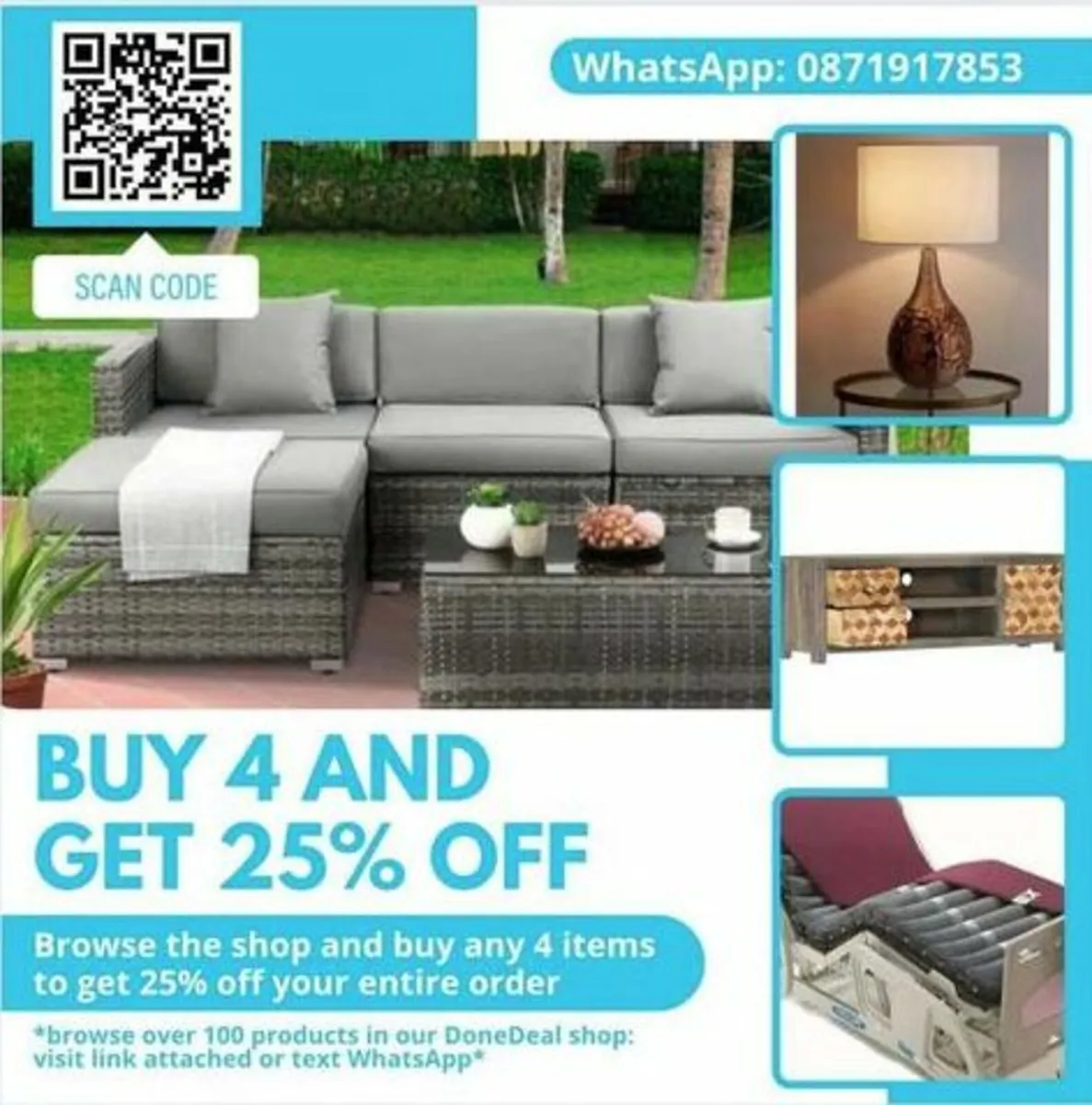 Mendocino 25cm x 80cm Surface Mount Mirror Cabinet - Image 4