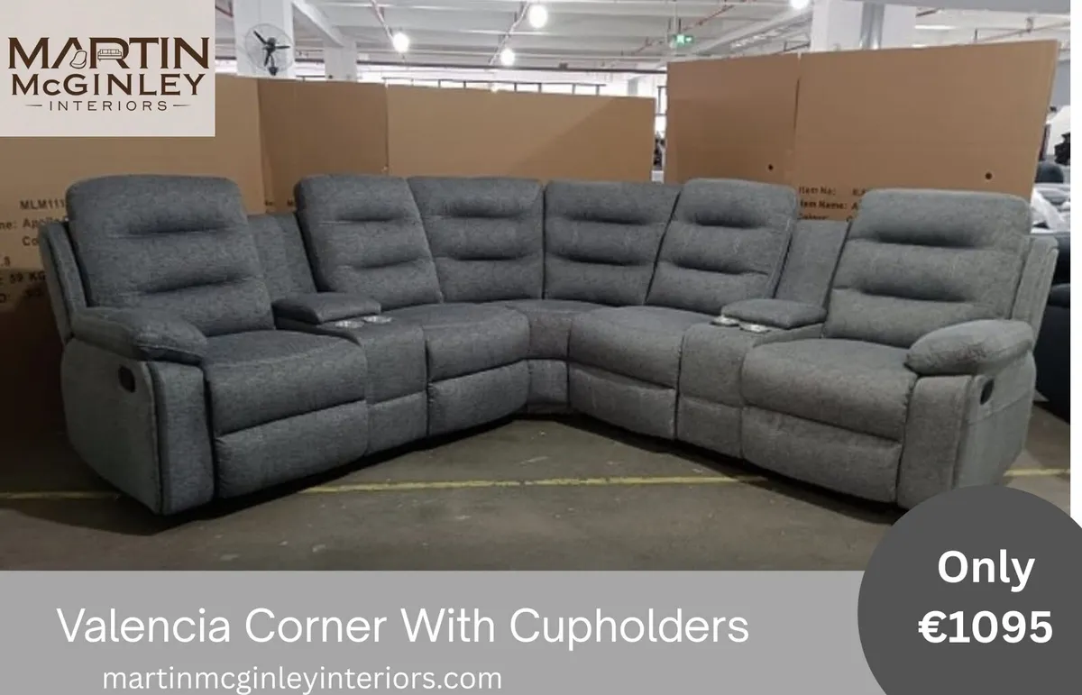 Free Delivery Valencia Corner Sofa Sets - Image 4