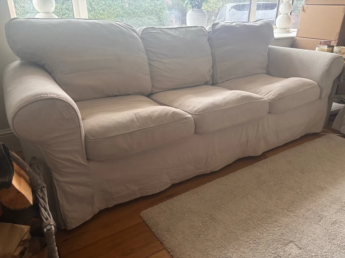 Ektorp 3 & 2 seat sofas - Image 1