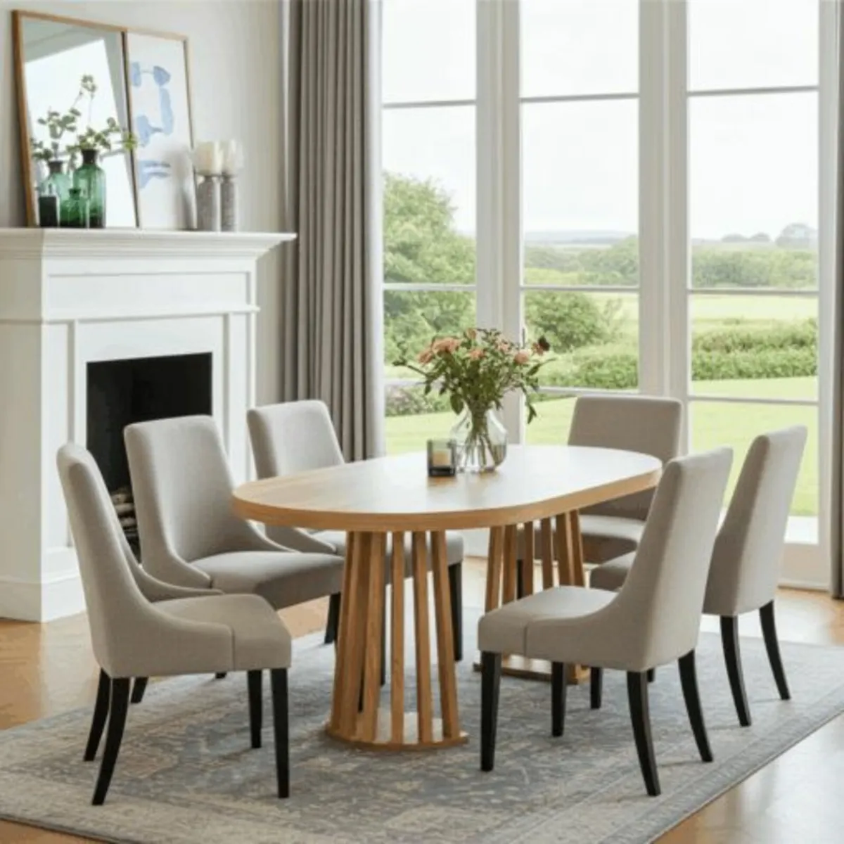 Tovo Extendable Dining Table Laminated 100-140cm - Image 2