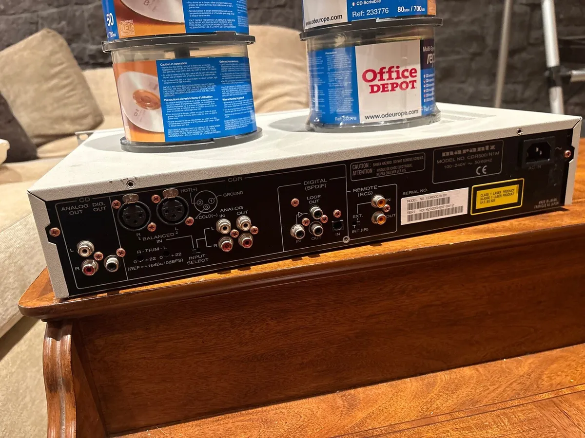 Marantz CDR500 Professional CD Recoder/Player - Image 2