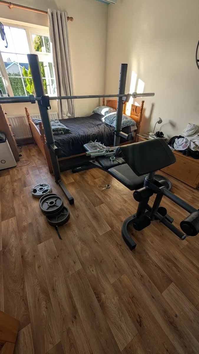 Full - Olympic weight bench setup - Image 4
