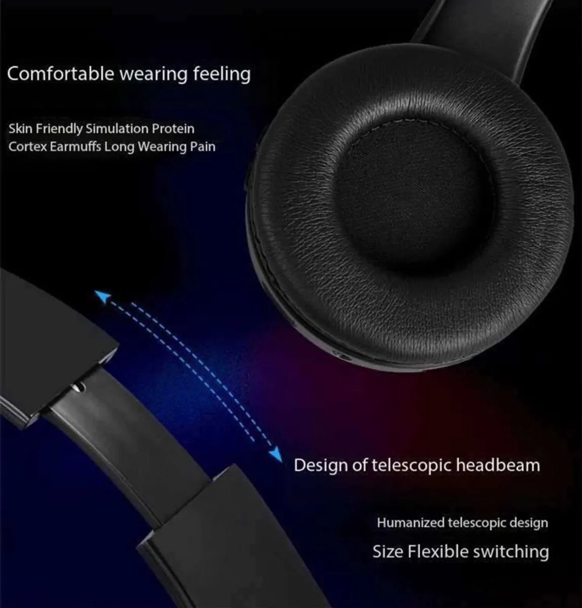 Bluetooth Wireless Headset Headphones - Image 3
