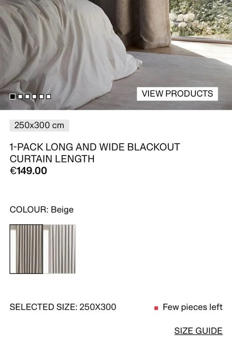 Lined curtains - Image 3