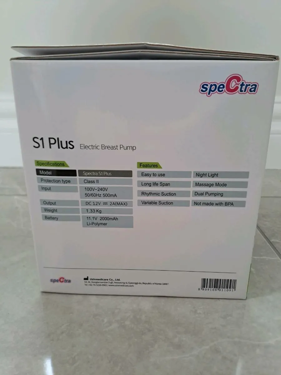 Spectra S1 Double Electric Portable Breast Pump - Image 3