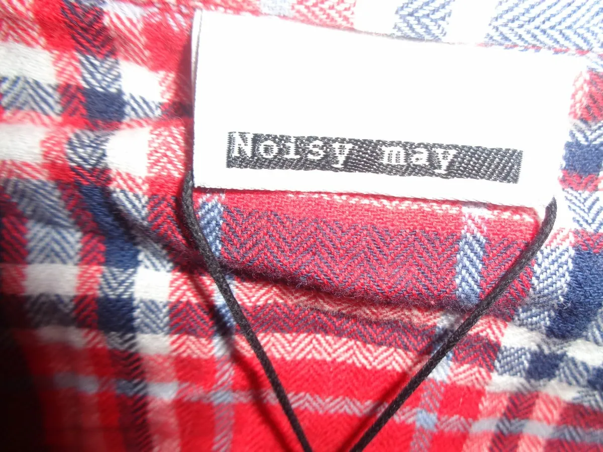 Noisy May Womans Check Shirt for Sale - Image 4