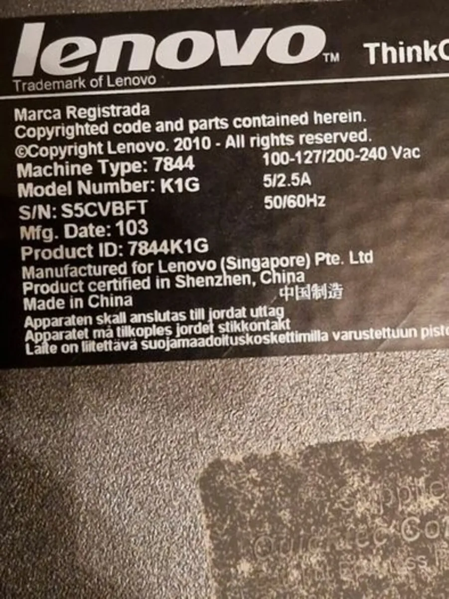 Lenovo ThinkCentre 300GB HDD, 2GB RAM Desktop PC - Image 4