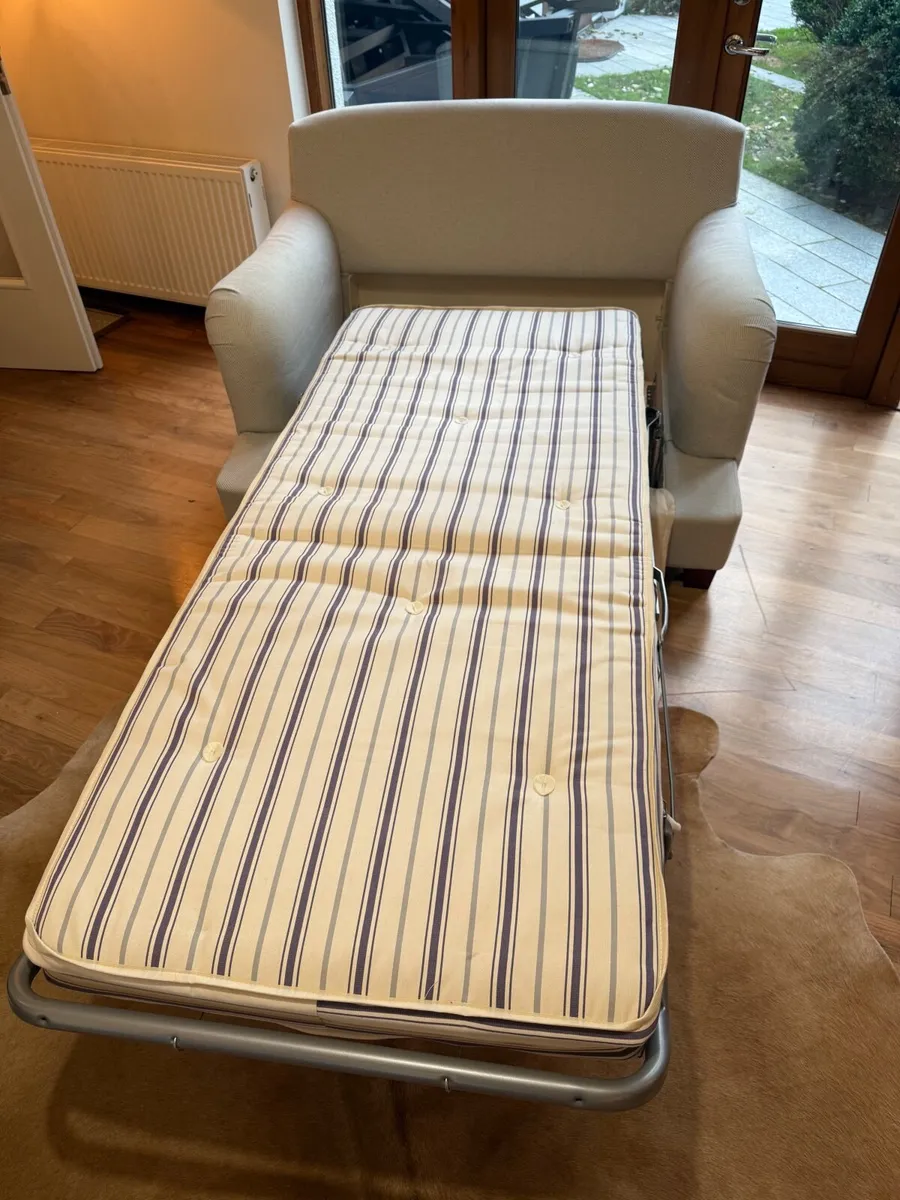 Loveseat Sofa Bed in Pumice herringbone - Sofa.com - Image 3