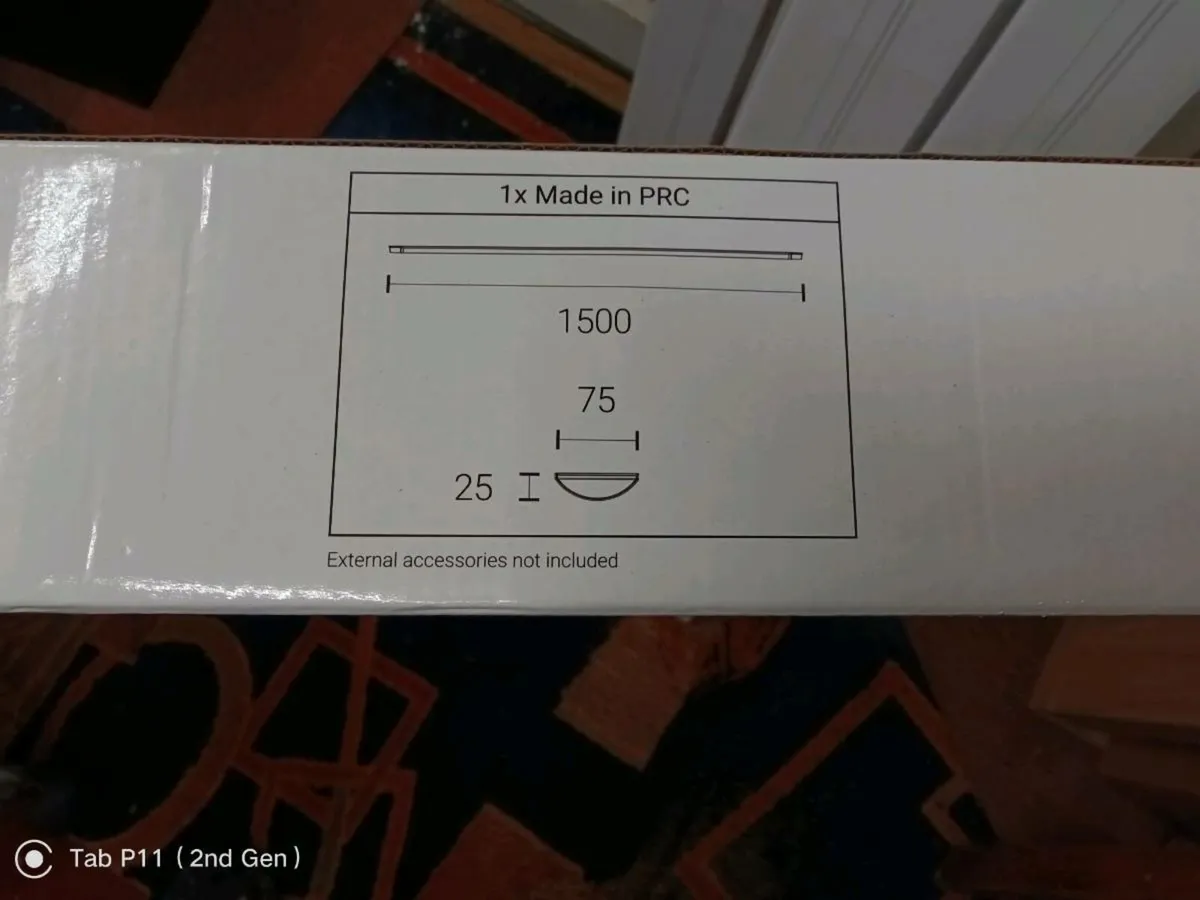 7x 4lite TWIN LED BATTEN LIGHTS 1500mm NEW - Image 4