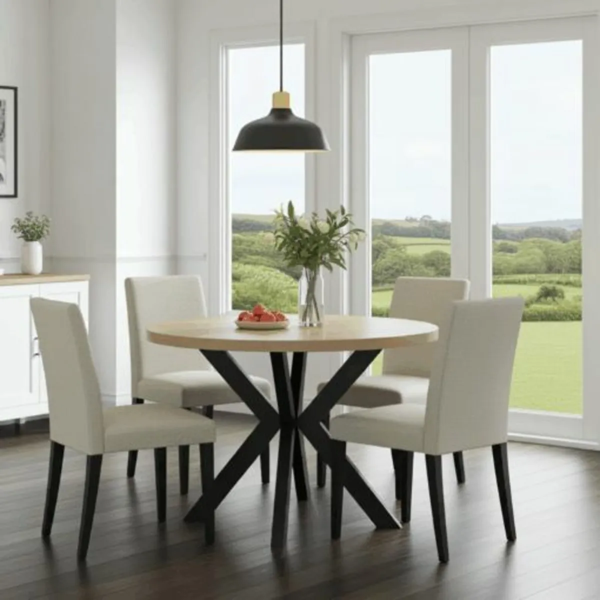 Orion Industrial Extendable Dining Table180cmMetal - Image 1