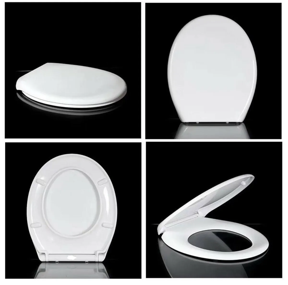 Soft Close Toilet Seat With Metal Fixing Hinges NE - Image 4