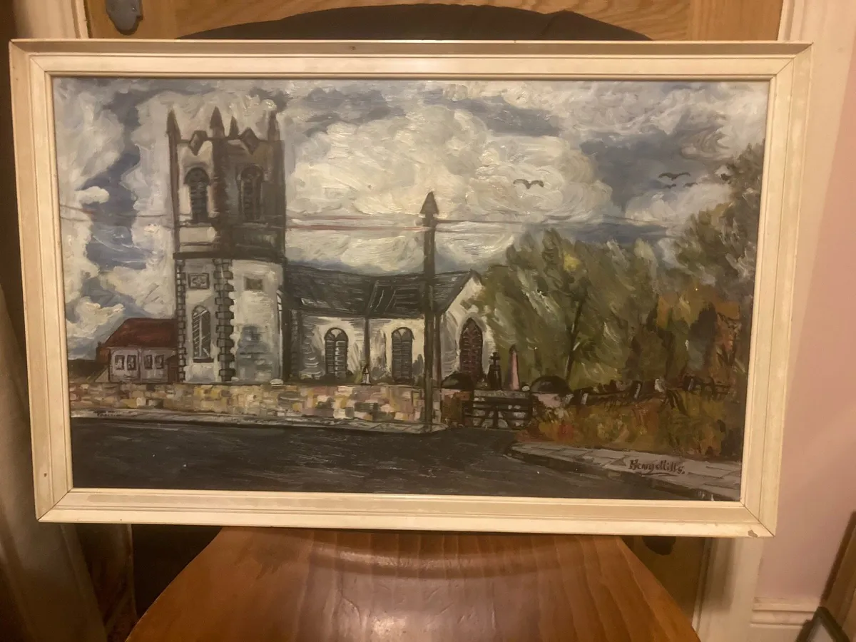 Oil painting signed and framed free postage - Image 1