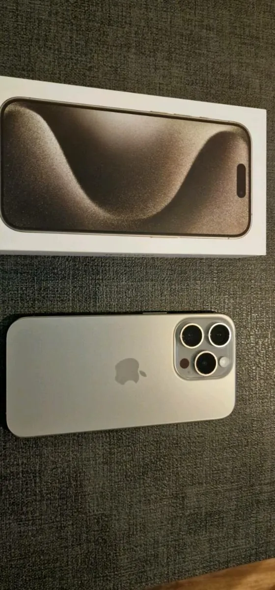 iPhone 15 Pro Natural Titanium - Image 1