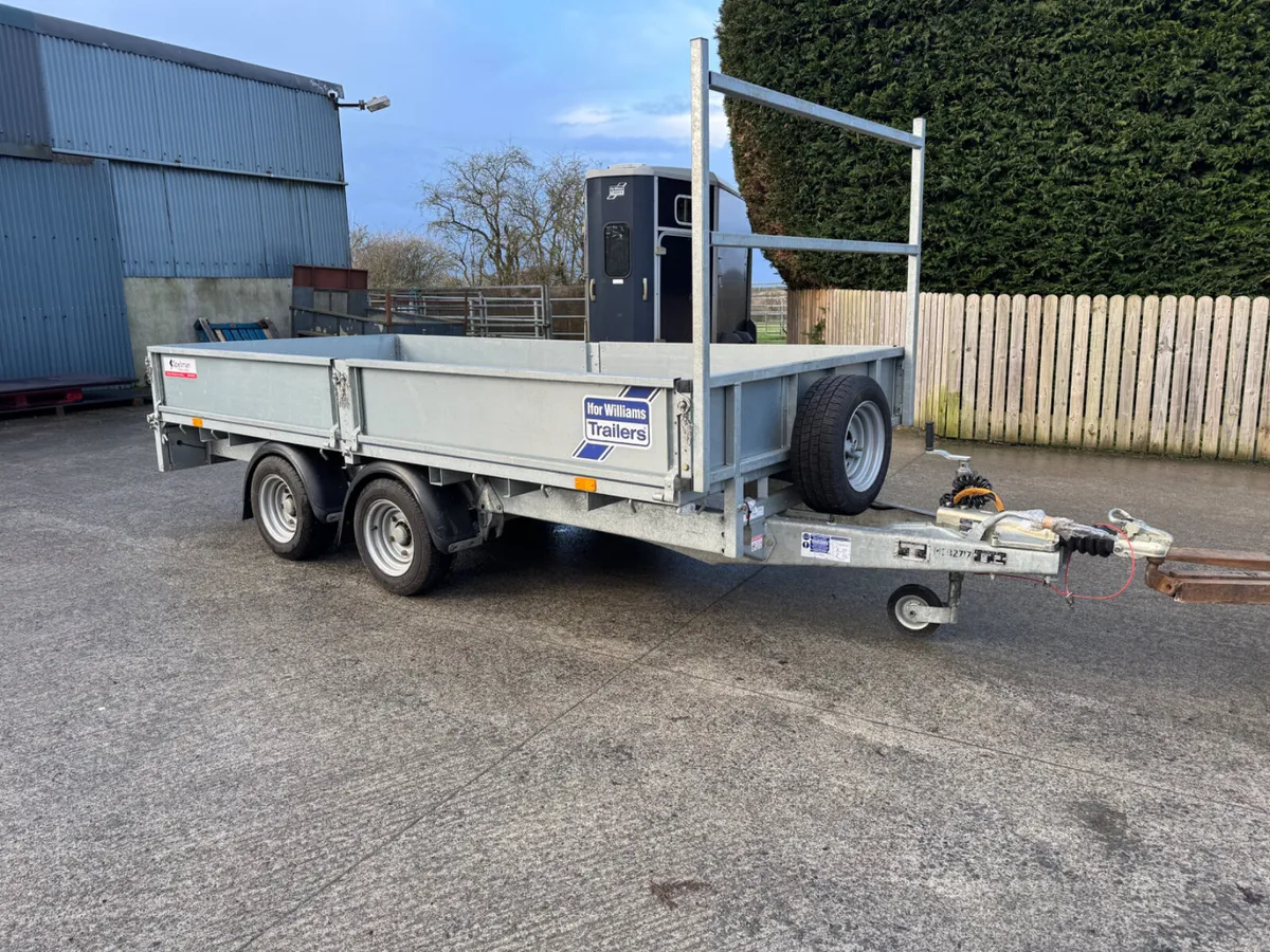 Ifor Williams dropside trailer - Image 1