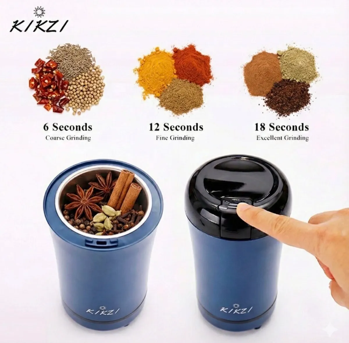 Electric Spice Coffee Bean Grinder Adjustable NEW - Image 1
