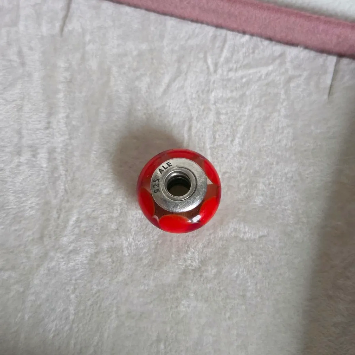 Pandora Captivating Red Orange Murano Glass Charm - Image 4