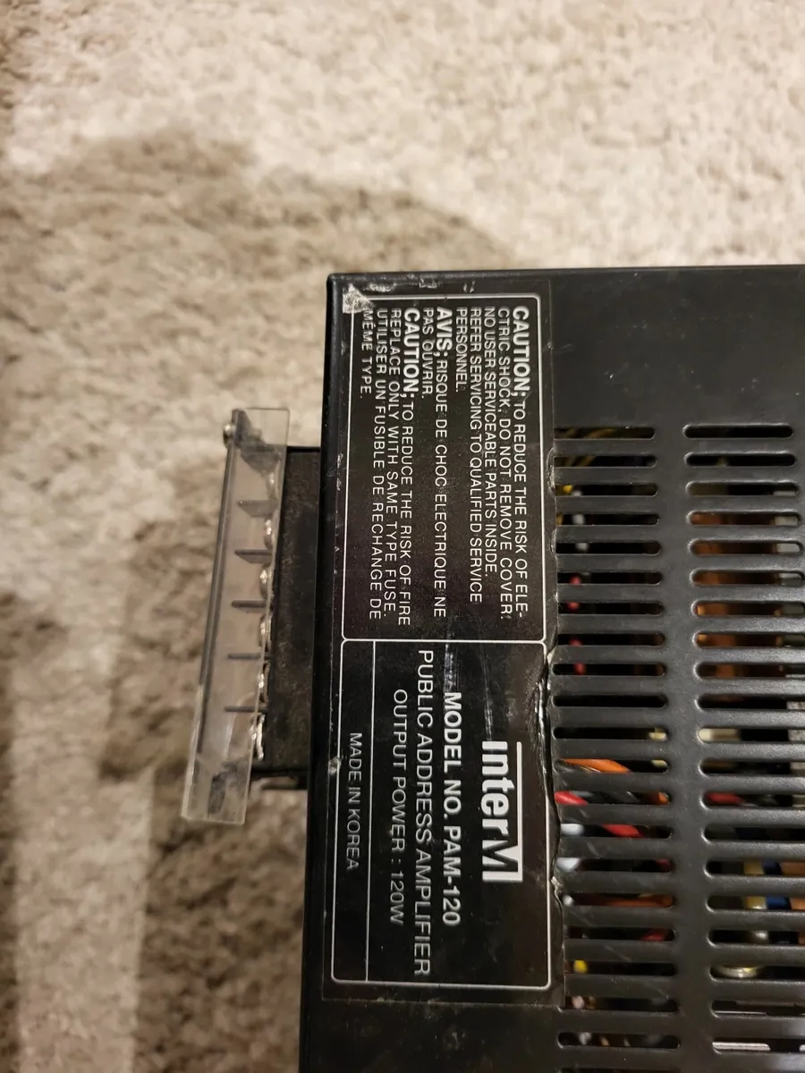 Public address Amplifier Pam 120 - Image 2