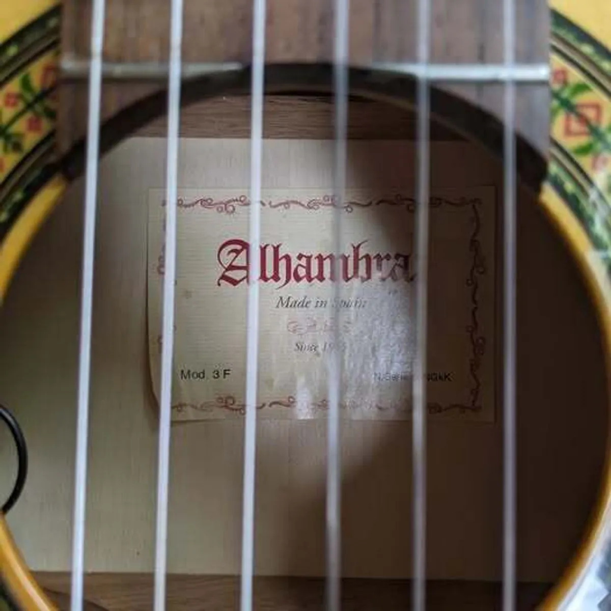 Alhambra 3F w/ LR Baggs Element. Electro-classical Spanish Guitar. - Image 3