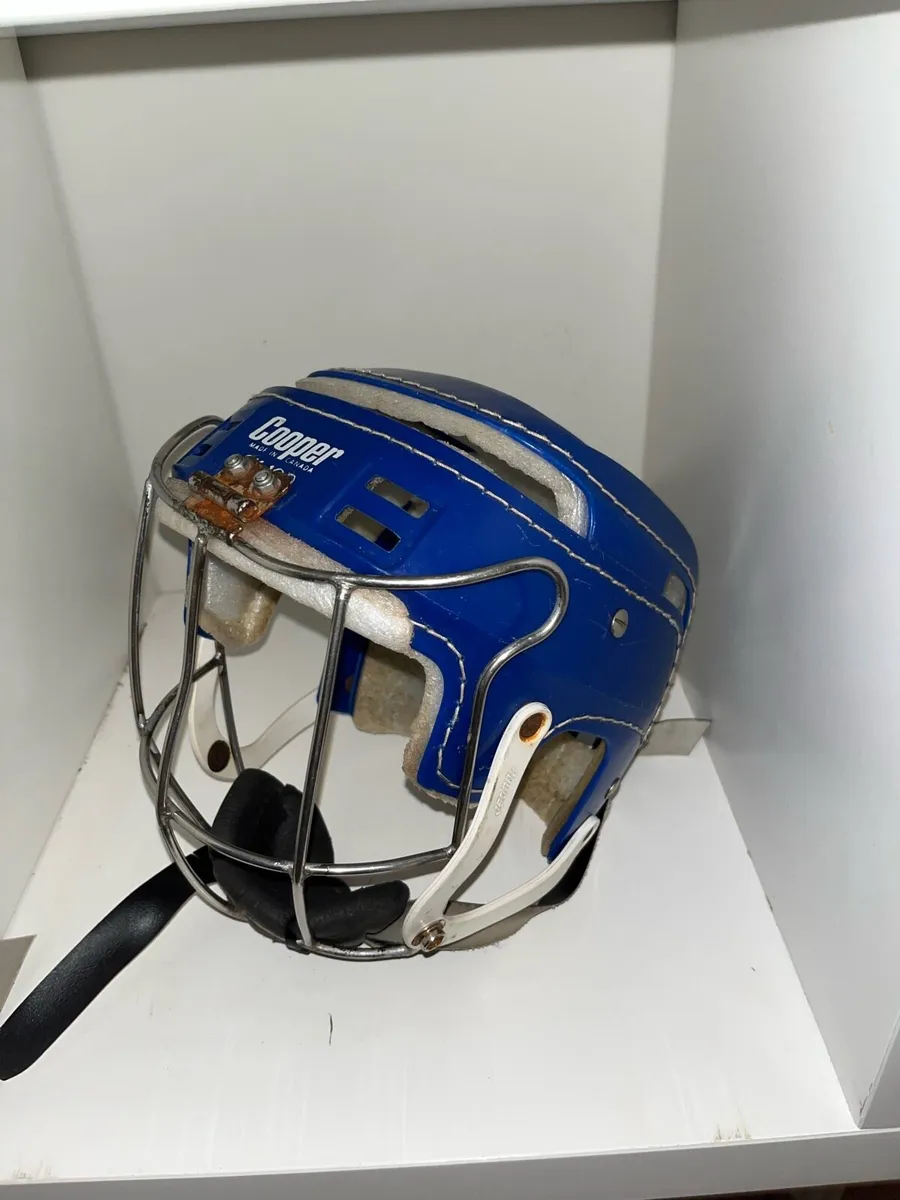 Blue oldstyle cooper helmet senior - Image 1
