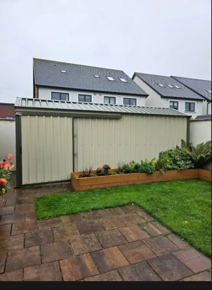 Steeltech Garden Shed with sliding door - Image 1