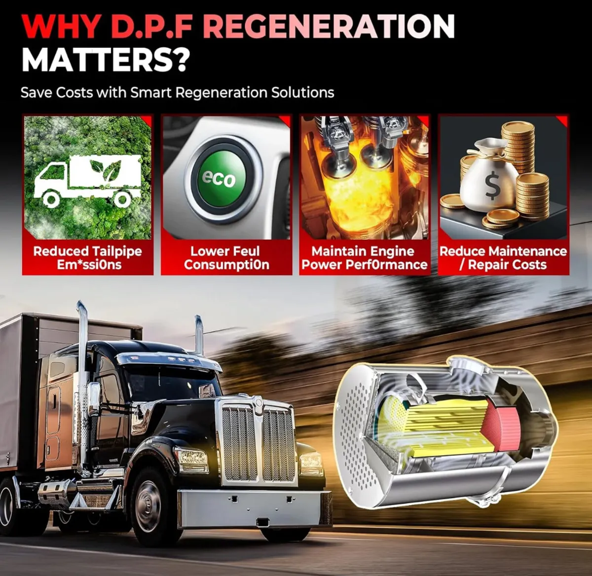 Launch CRP129 HD Heavy Duty Truck coaches 24v - Image 2