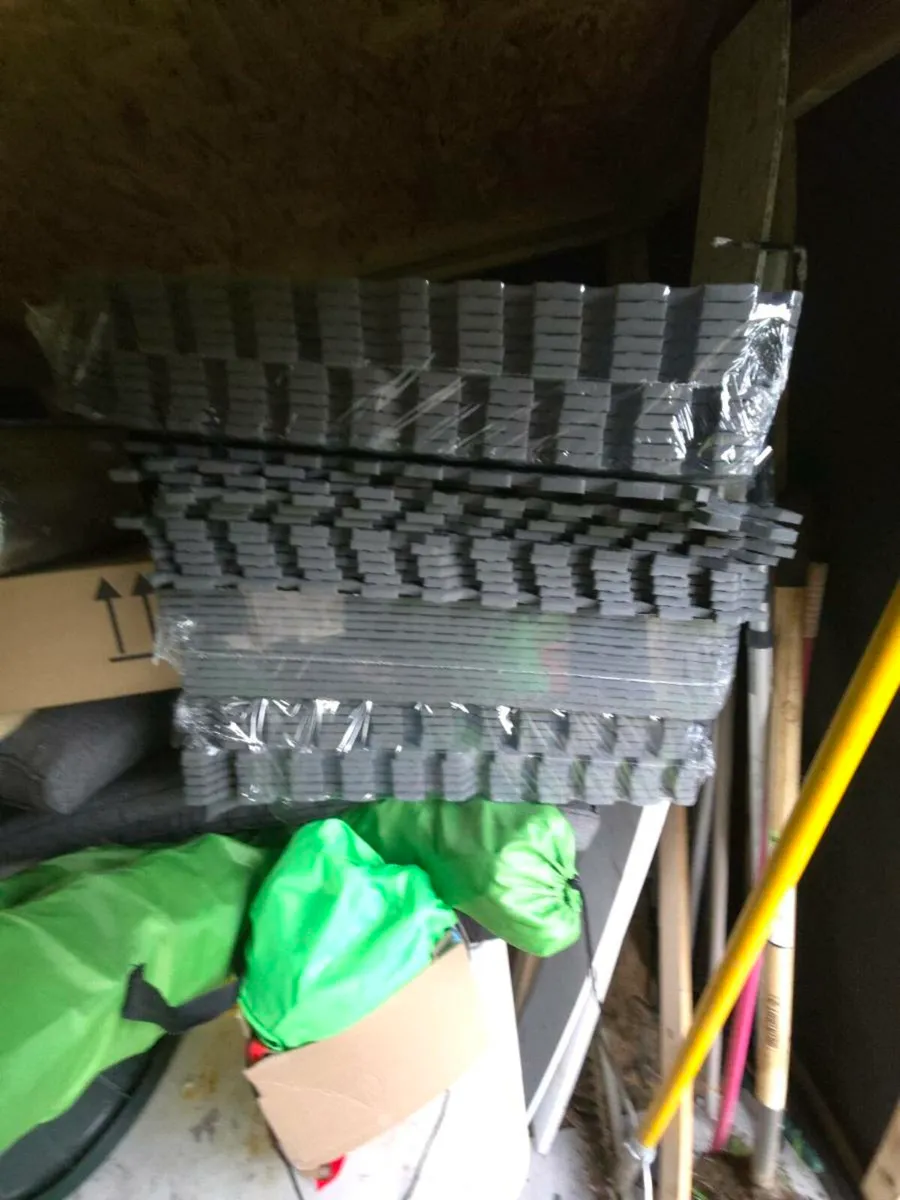 Interlocking foam Floor Tiles Grey 10mm 12 Pack - Image 2