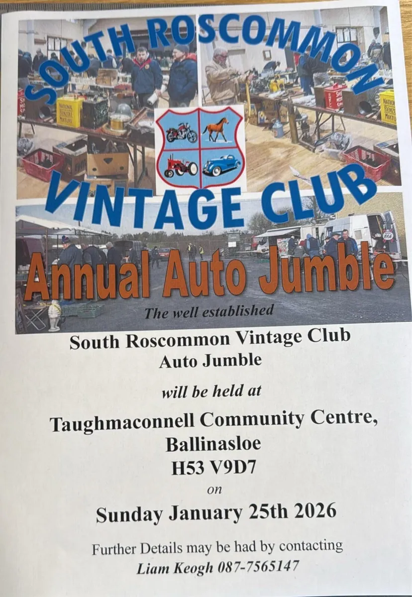 Vintage Club Jumble Sale