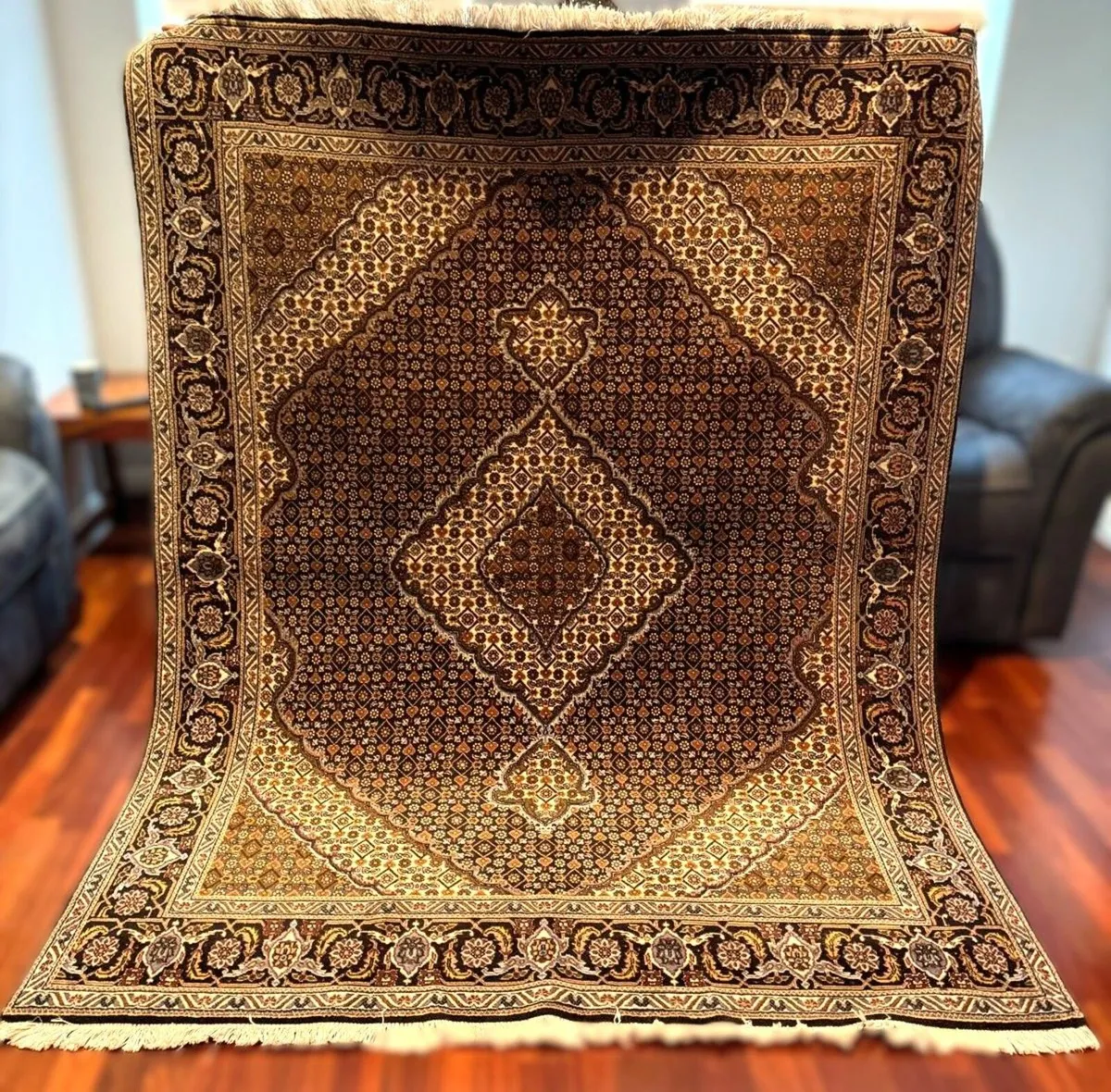 Rug | Hand-Knotted Tabriz Mahi (50 RAJ) - Image 1