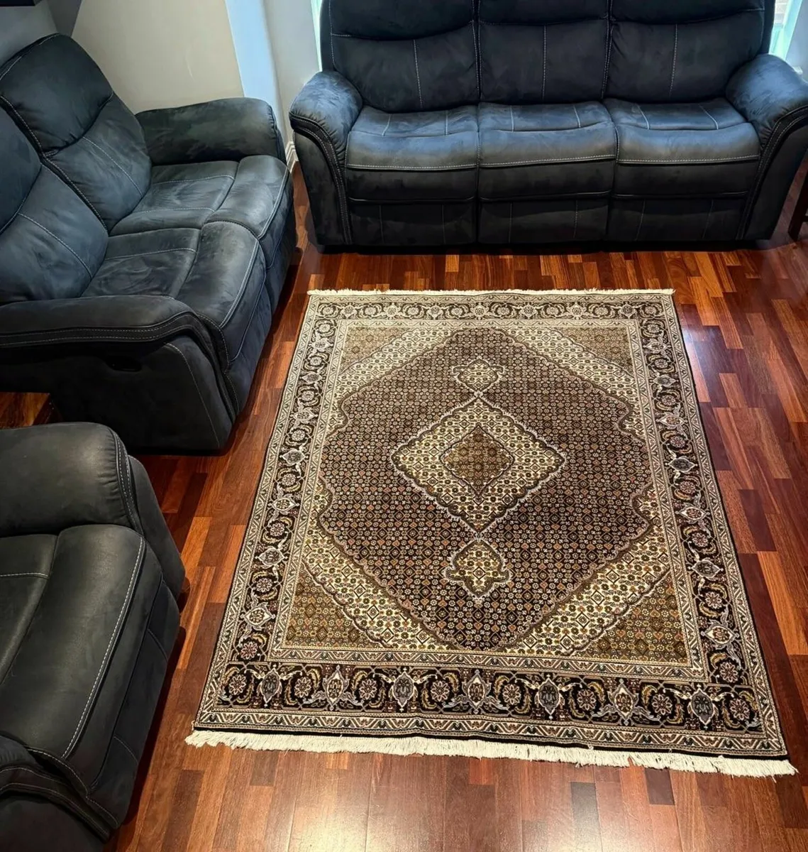 Rug | Hand-Knotted Tabriz Mahi (50 RAJ) - Image 3