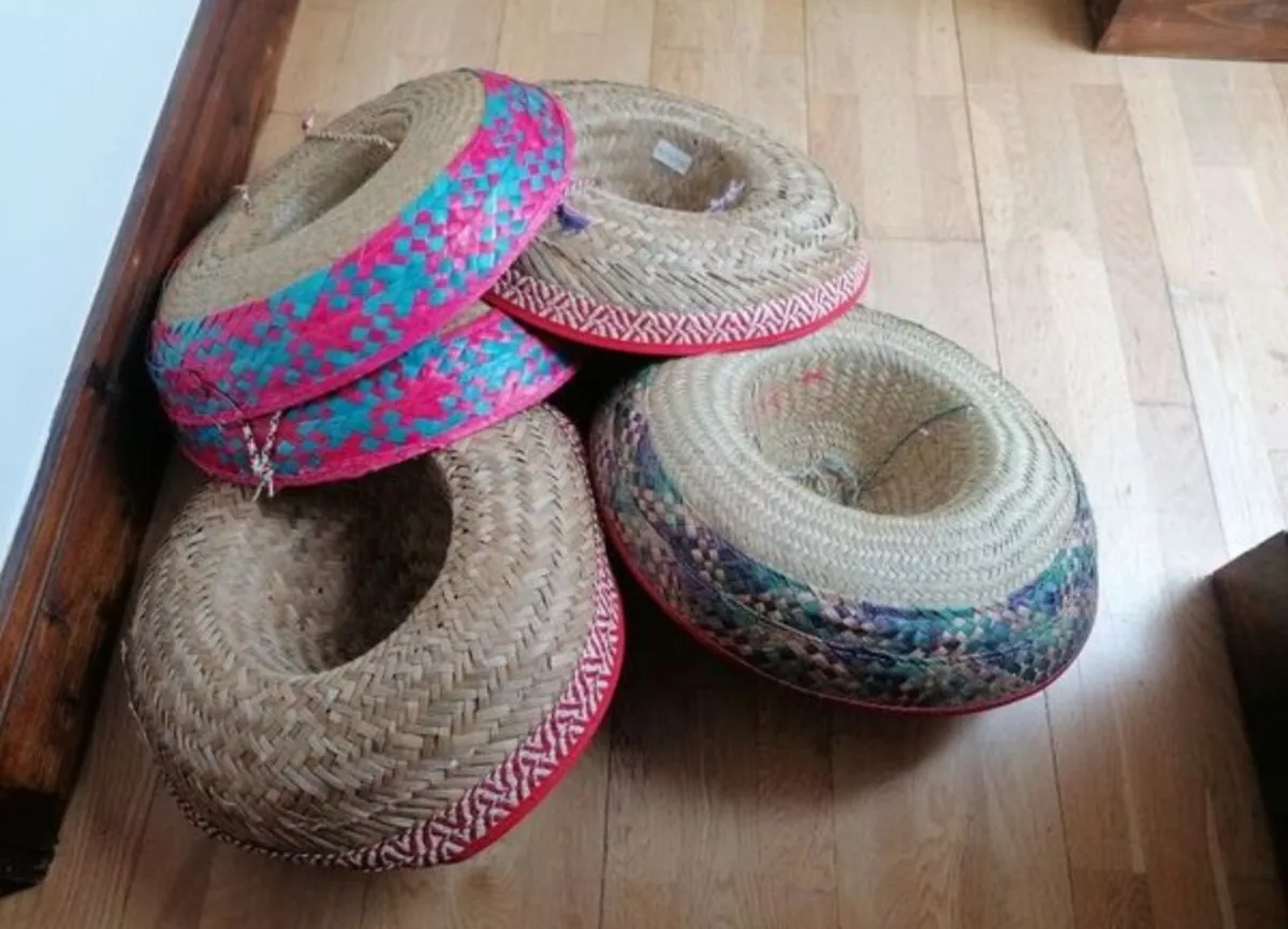 5 Sombrero Mexican Hats Adult Size - Image 1
