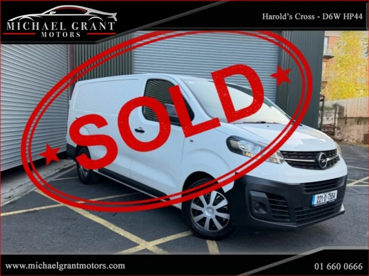 Opel Vivaro LONG WHEELBASE L2H1 1.5 100BHP ONLY 54 - Image 1