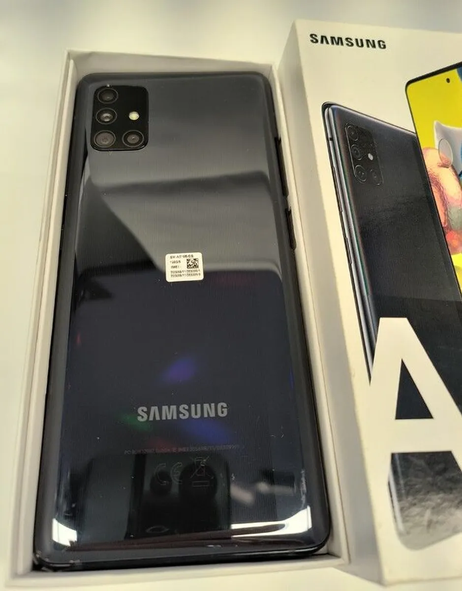 Samsung Galaxy A51 5G - 128GB - Black - Dual Sim (Factory Unlocked) Used/ Perfect - Image 2