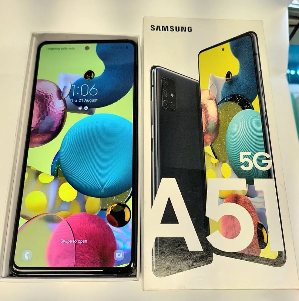 Samsung Galaxy A51 5G - 128GB - Black - Dual Sim (Factory Unlocked) Used/ Perfect - Image 3