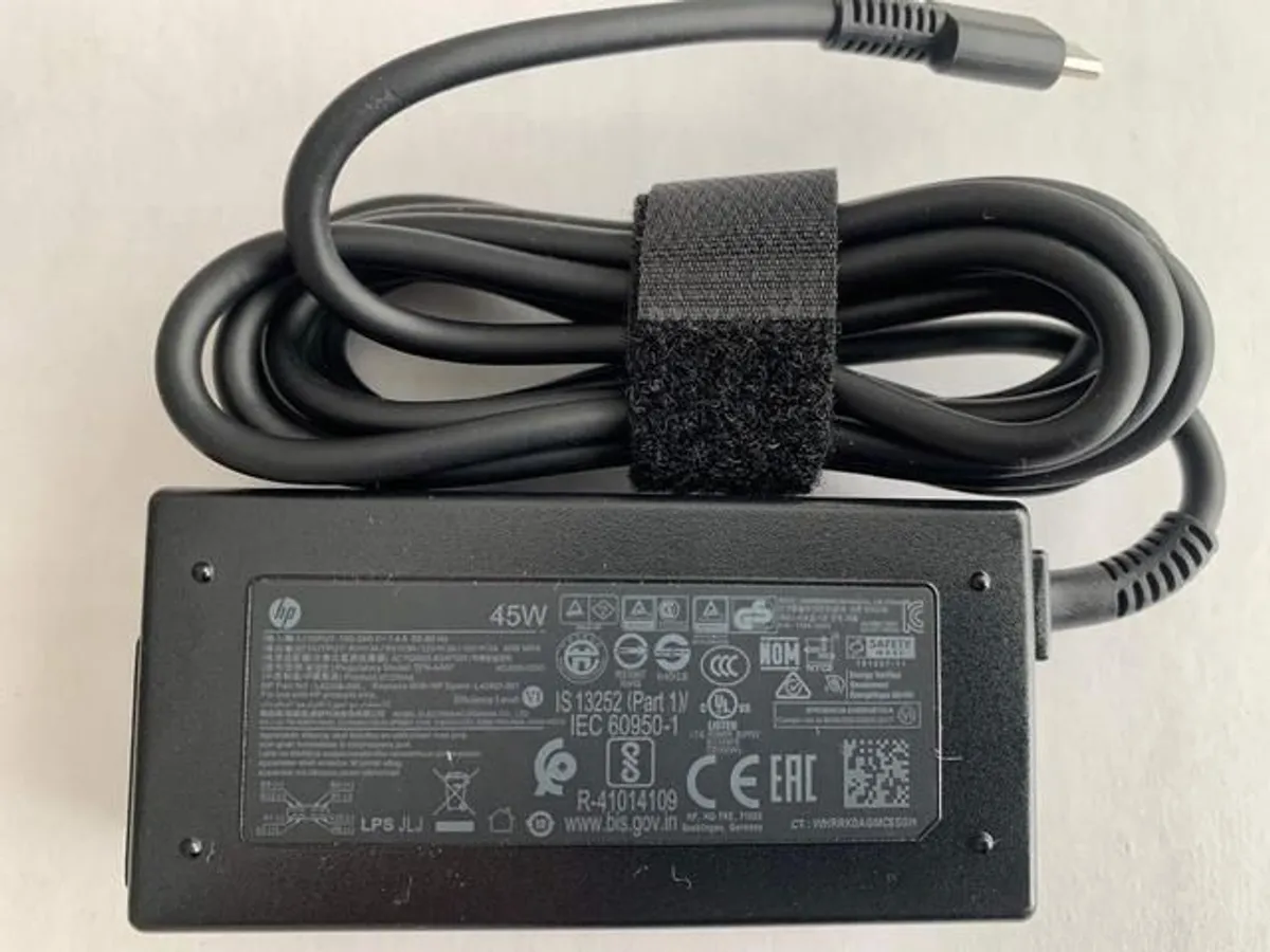45W USB-C Type-C Power Adapter Charger for HP 11A G6 EE TPN-LA19 L43407-001 (Used) Original - Image 2