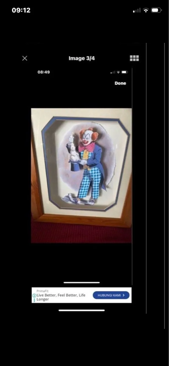 3D Clown Picture- Rabbit out of a Hat - Image 3