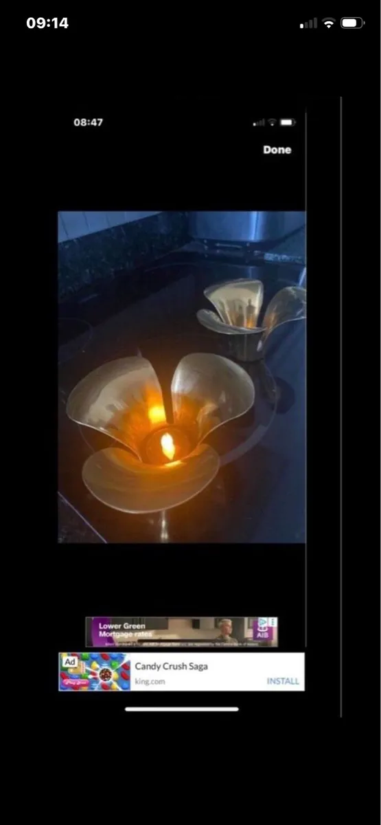 Brass Candleholder Set - Image 1