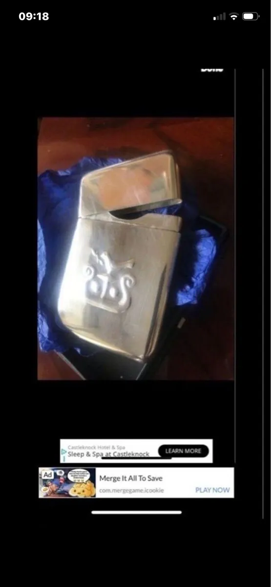 Solid Silver AIB Business Card Holder - Image 4