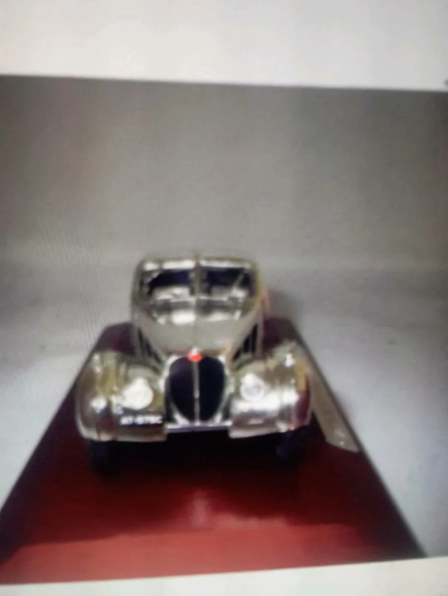 ATLAS VERLAG BUGATTI COUPE SILVER PLATED - Image 4