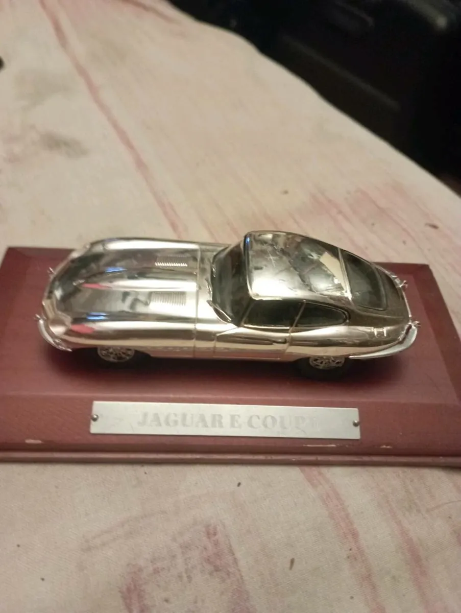 ATLAS JAGUAR E TYPE SILVER - PLATED - Image 1