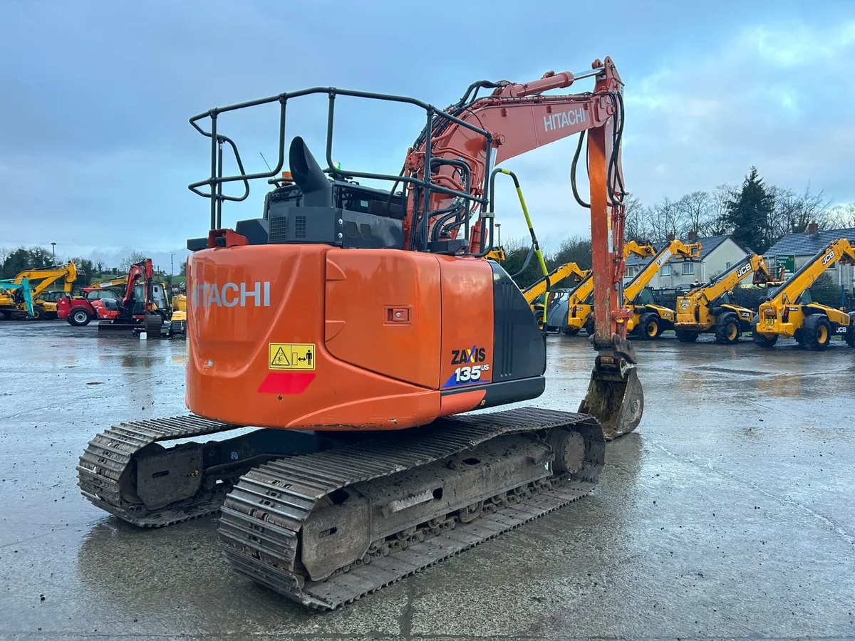 2021 Hitachi ZX135US-6 with Rotation - MULLANS - Image 4