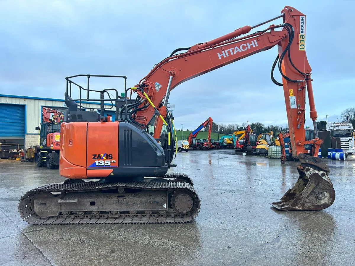 2021 Hitachi ZX135US-6 with Rotation - MULLANS - Image 3