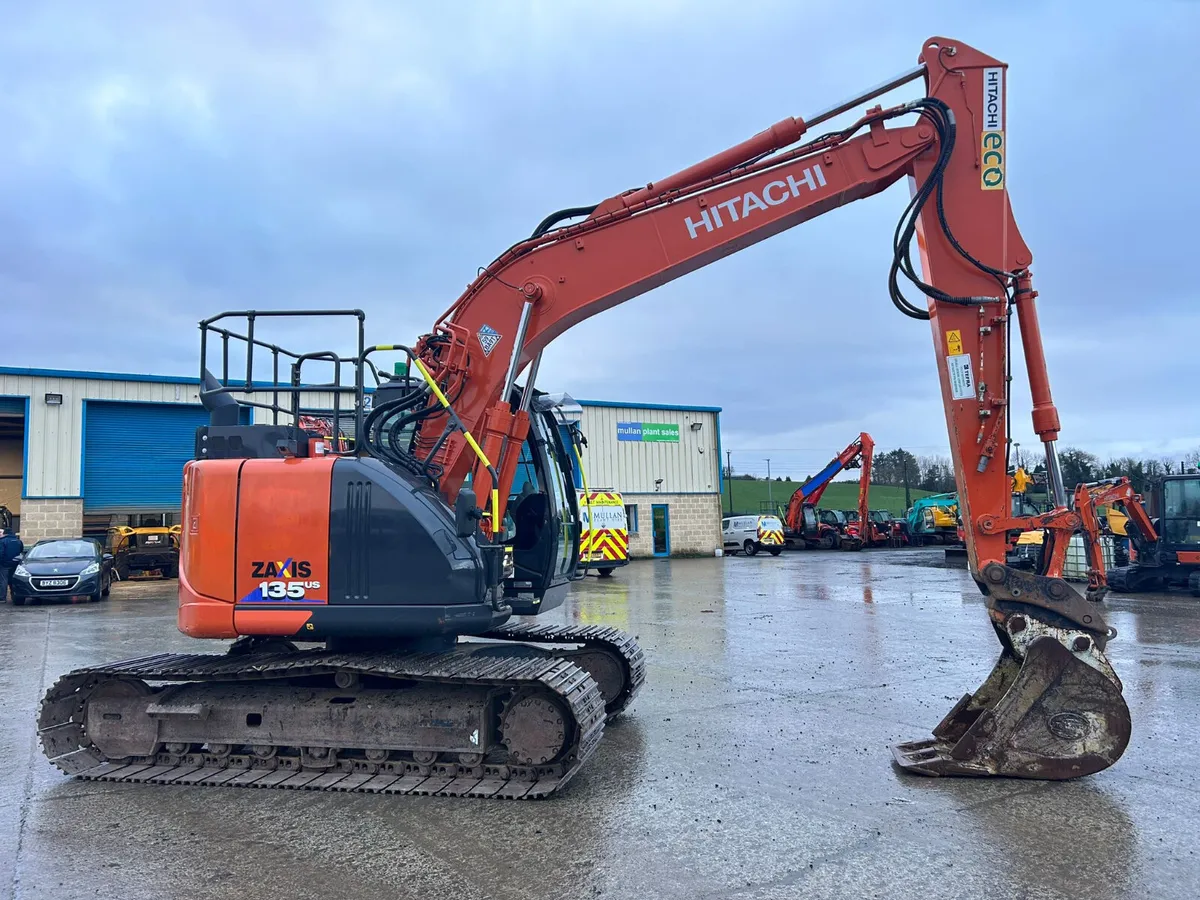 2021 Hitachi ZX135US-6 with Rotation - MULLANS - Image 1
