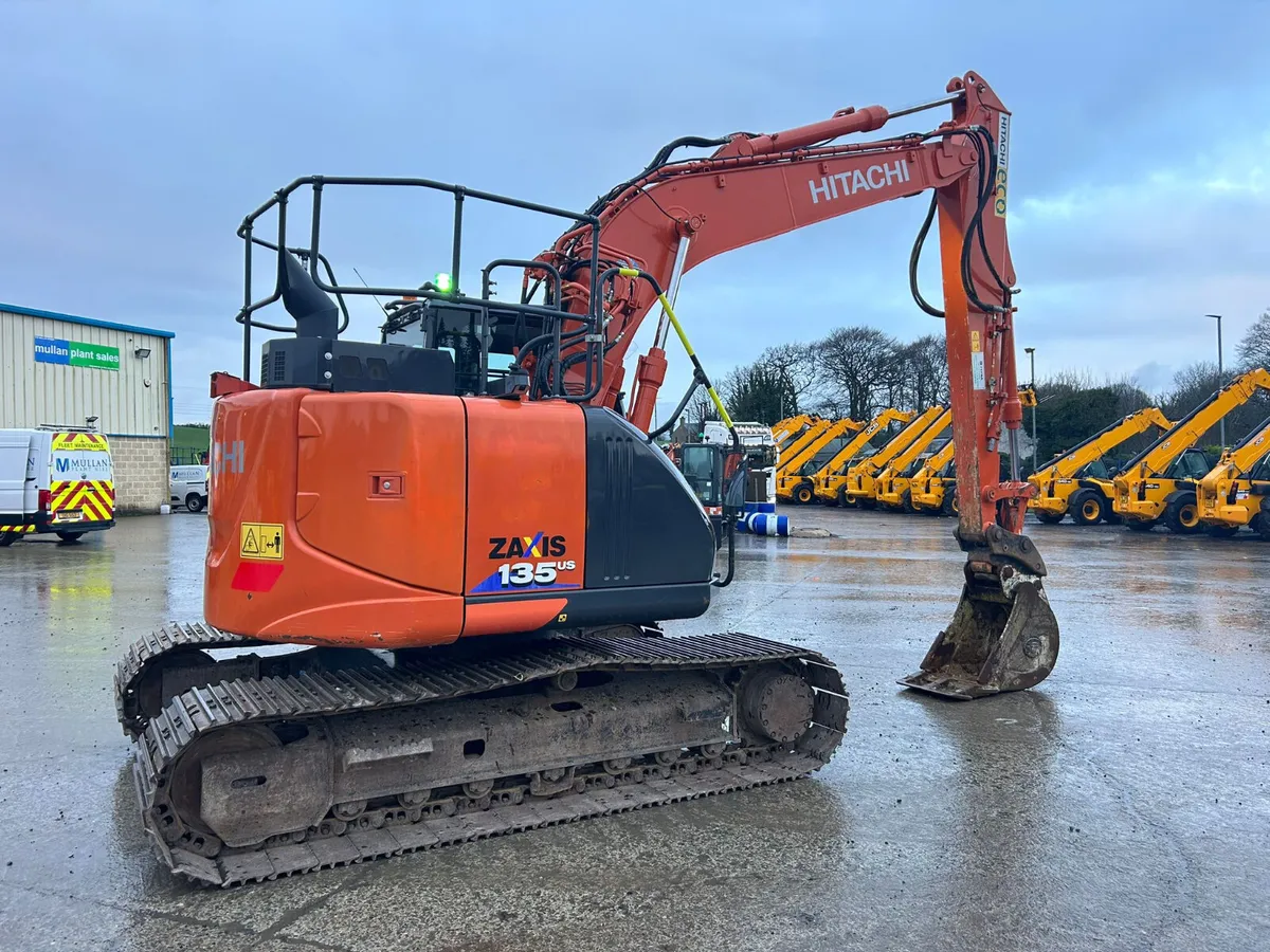 2021 Hitachi ZX135US-6 with Rotation - MULLANS - Image 2