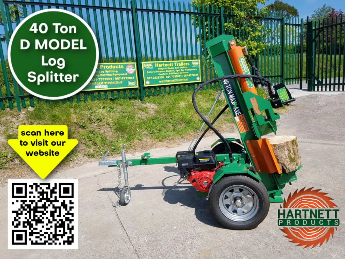 40 Ton Petrol Log Splitter D-Model - Image 1