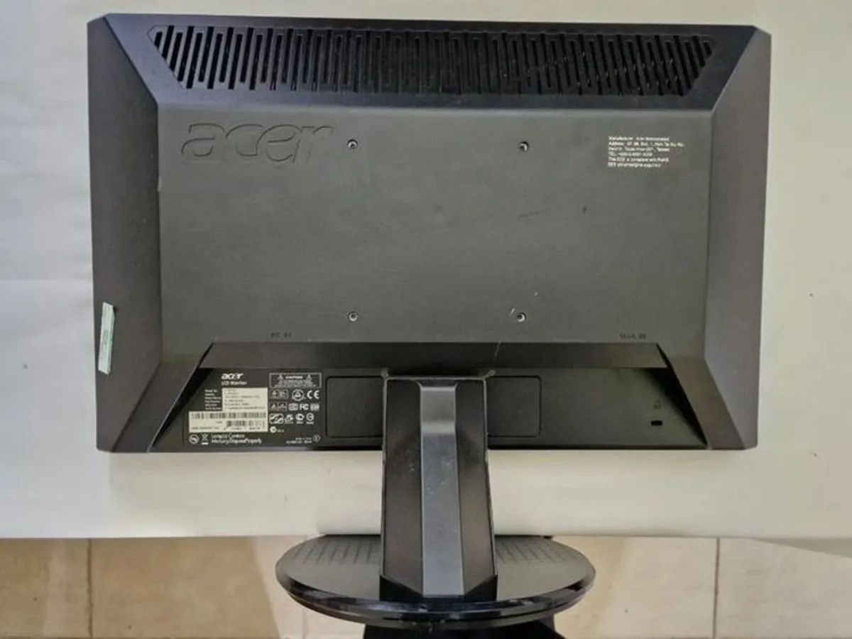 ACER LCD Monitor, Model P195HQ - Image 4