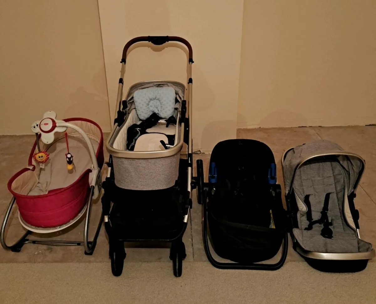 A set of buggy, carrier & rocker