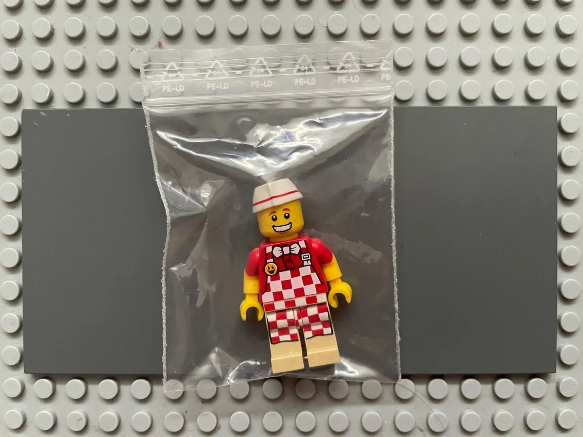 lego series col291 Hot Dog Vendor minifigure - Image 3