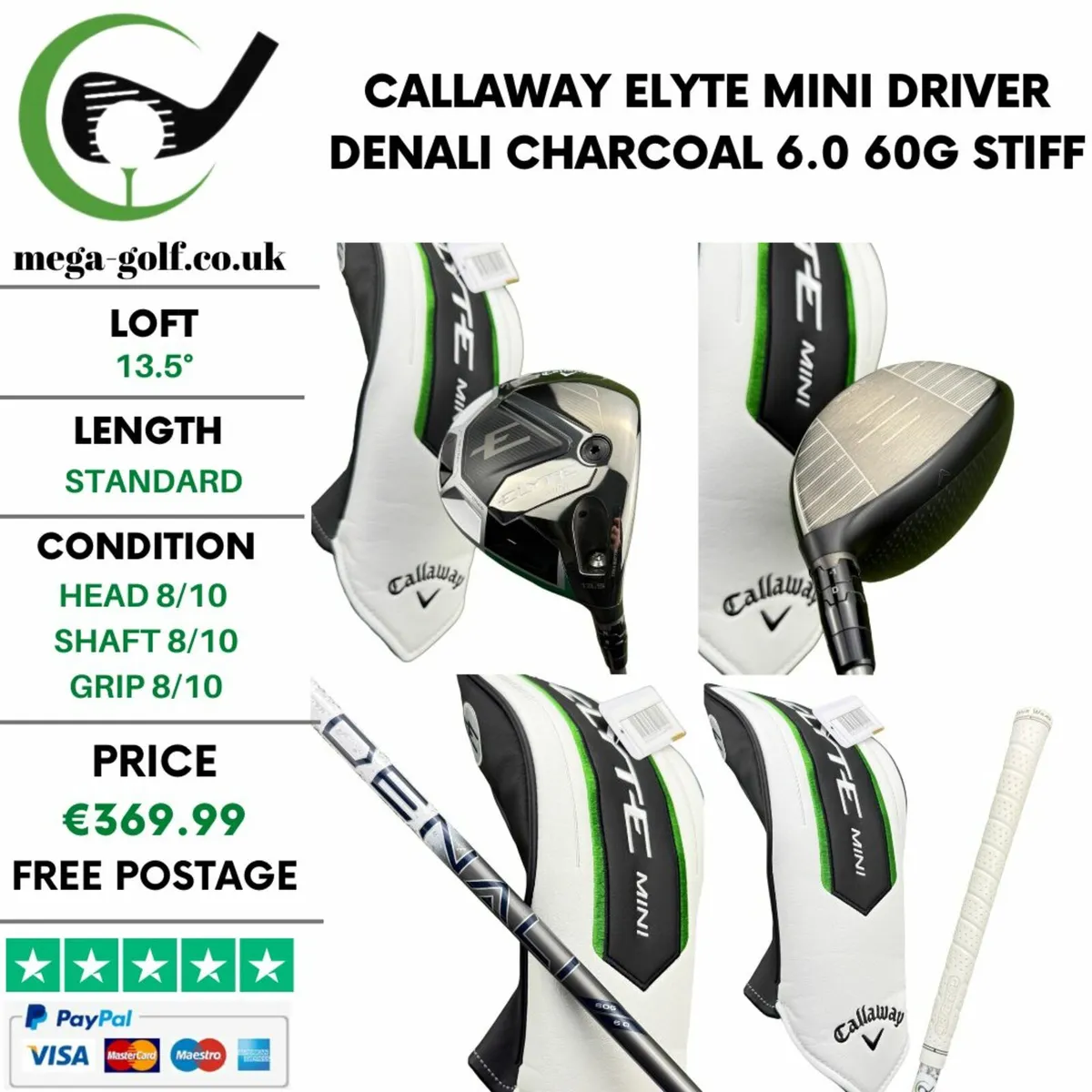 Callaway Elyte Mini Driver / 13.5° / Stiff - Image 1