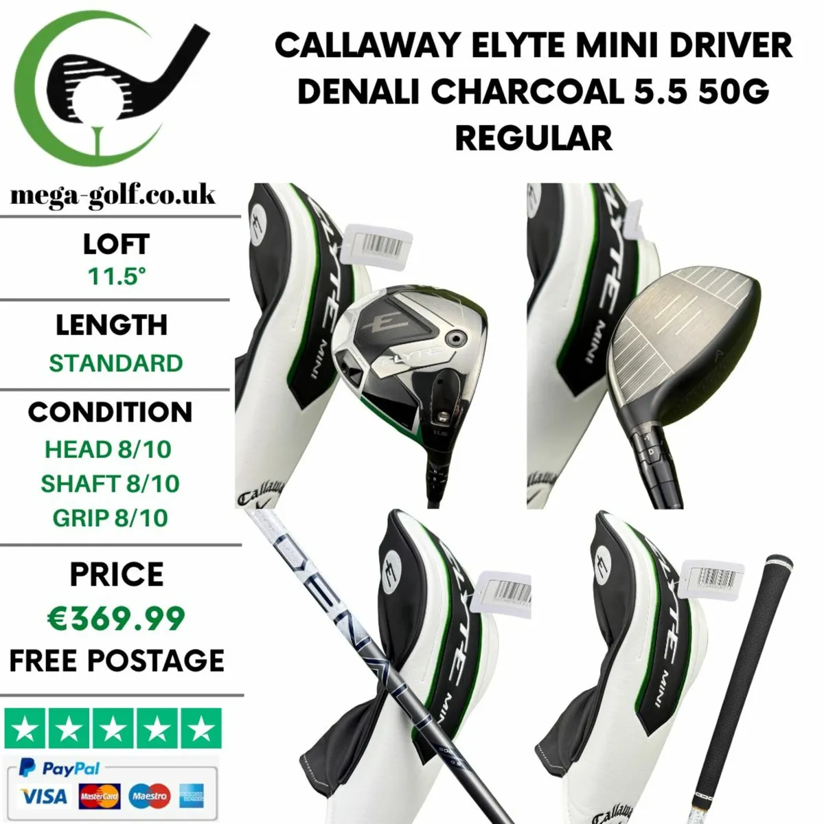 Callaway Elyte Mini Driver / 11.5° / Regular - Image 1